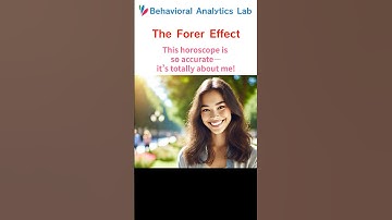 The Forer Effect: The Secret Behind Horoscopes and Personality Tests  #behavioraleconomics