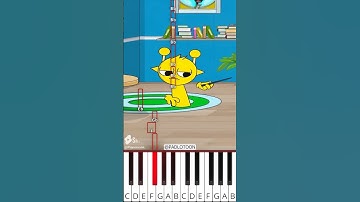 With a magic wand, Simon turned himself into a chair 😂#sprunki (@PADLOTOON) - Octave Piano Tutorial