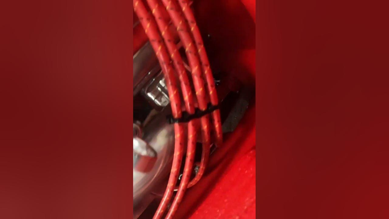 zip tie spark plug wire separators YouTube