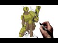 How To Draw Tau | Step By Step | Warhammer 40k