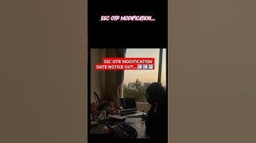 SSC OTR MODIFICATION DATE NOTICE OUT...🎊⬇️#shortsfeed#shorts#ytshorts#trending#viralvideo#sscotr#ssc