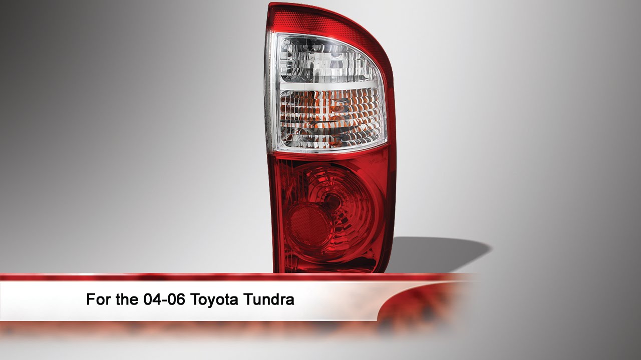 04-06 Toyota Tundra Double Cab OEM Style Tail Light - YouTube