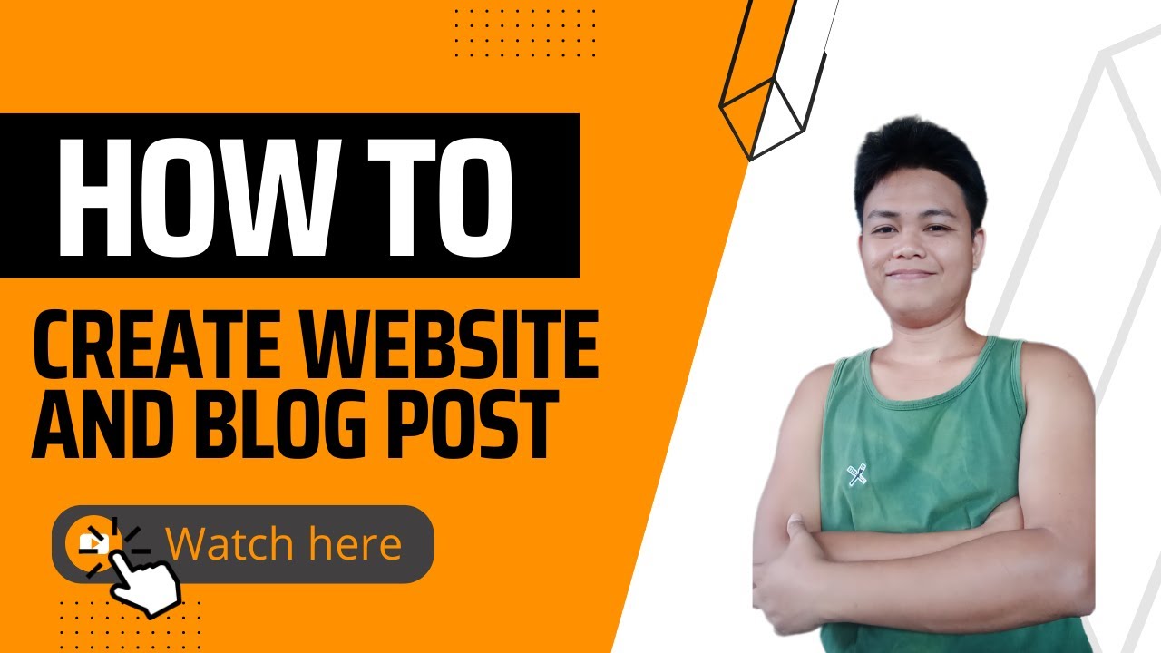 How To Create Website And Blogger Post In Blogspot (Tagalog) | Tutorial ...