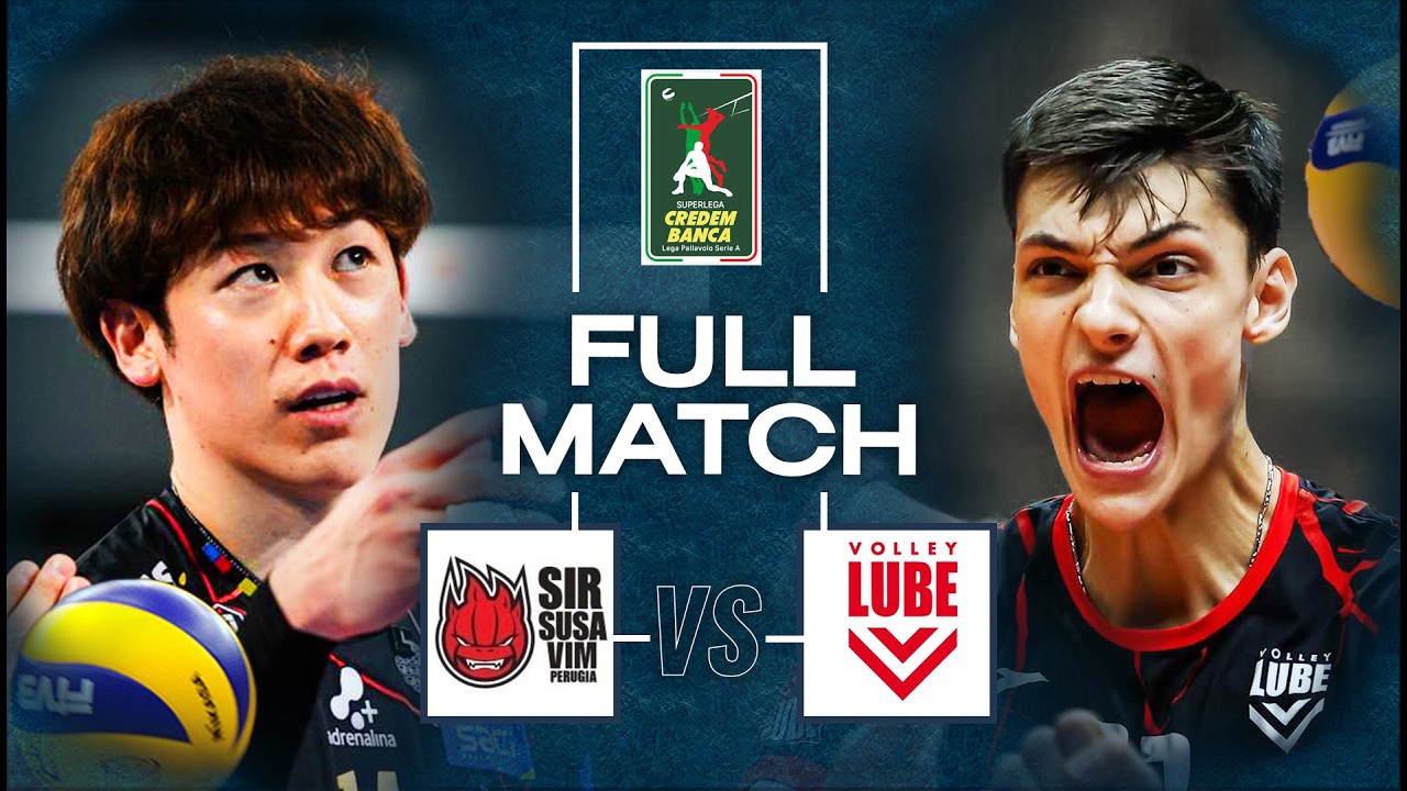 Nikolov’s Breakout Performance! 🔥 | Perugia vs. Lube - Semi Final 5 | Superlega 2024/25 - Full Match