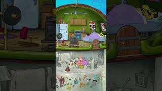 A CASA DO PATRICK ESCONDE UM SEGREDO ASSUSTADOR 😨 #bobesponja  #teoriabobesponja