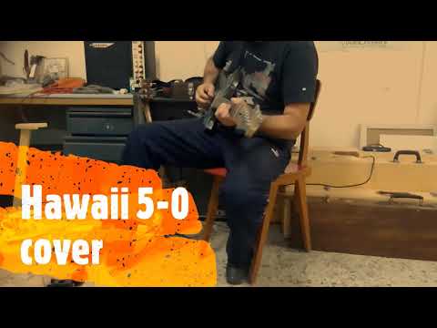 hawaii-five-0-cover-,-handmade-guitar