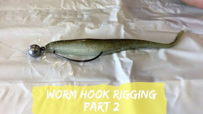 How to peg your soft plastics to the hook! 