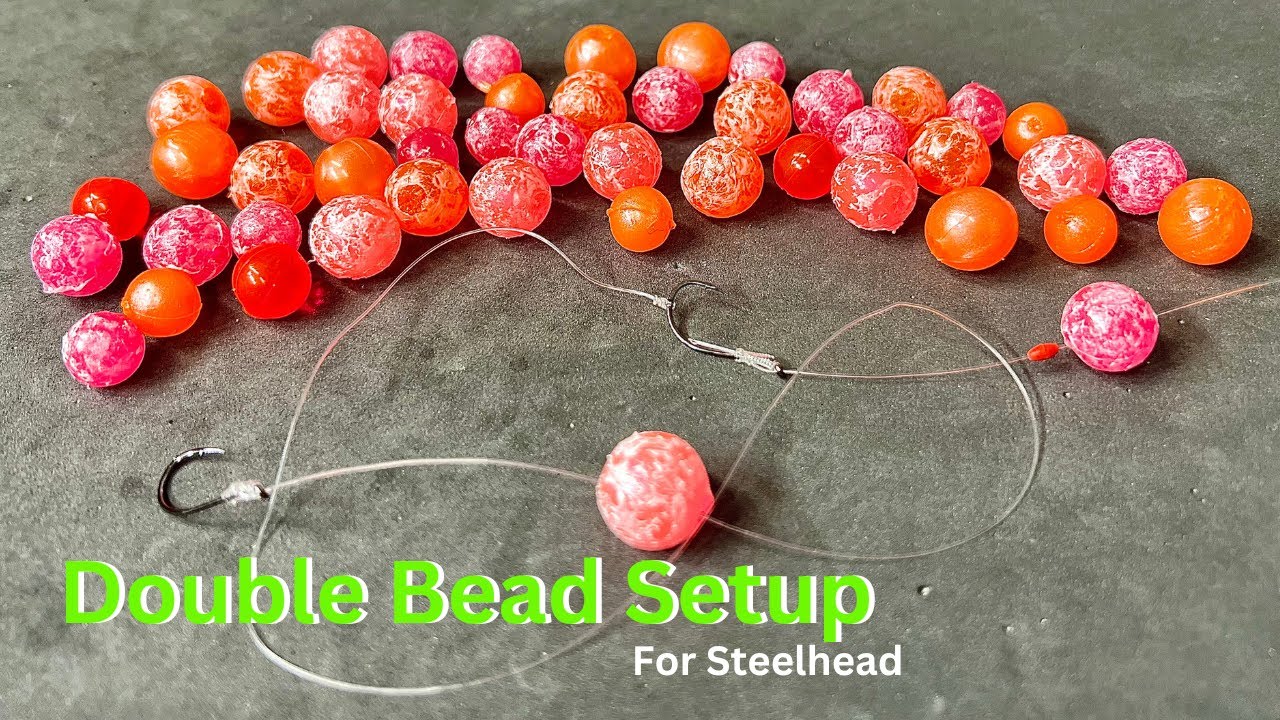 HOW TO Setup A Double Bead Rig For Winter Steelhead Fishing, Trout