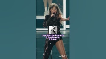 Taylor Swift Top 3 Songs From Each Album #taylorswift #shorts #swifties #trend #ttpd #erastour