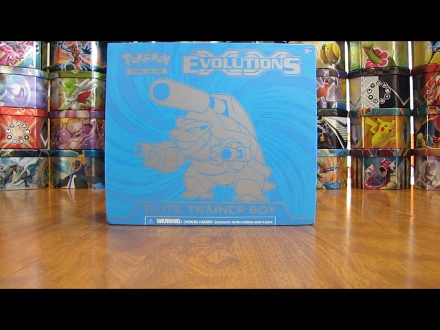 Pokemon Juego de cartas coleccionables XY12 Elite Trainer Box – Evolutions Blastoise- Con 8 paquetes de refuerzo XY-Evolutions, 65 fundas para tarjetas, 45 tarjetas de energía Pokemon Juego de cartas coleccionables XY12 Elite Trainer Box – Evolutions Blastoise- Con 8 paquetes de refuerzo XY-Evolutions, 65 fundas para tarjetas, 45 tarjetas de energía