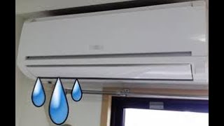 حل مشكلة  تنقيط  ألمياه  للسبلت ..Drip from the wallmounted air conditioner