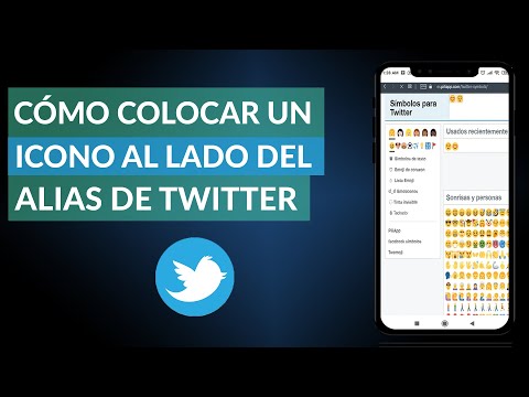 Cómo Colocar un Icono o Símbolo al lado de mi Alias de Twitter