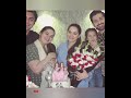Aiman khan and minal khan celebrating their birt.ay with family