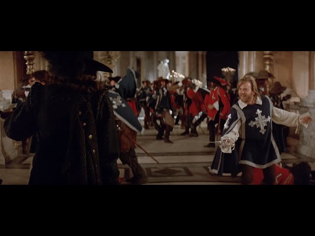 The Three Musketeers (1993) - The Musketeers Storm The Palace [Full scene] class=