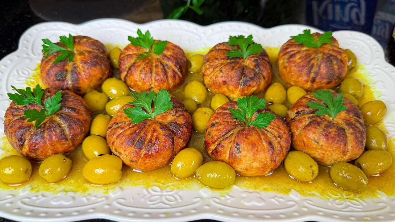 طبق رمضاني راقي شكلا وذوقا 🌙 باقل من نصف صدر دجاج حضري طبق بحجم عائلي بصوص بنييينة #وصفات_رمضانية