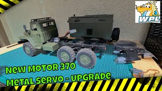 WPL B36 Ural Upgrade | Metal SERVO | 2-Speed Gearbox motor 370 / C14 C24 C54 B16 RC Truck | Rc Auto screenshot 3