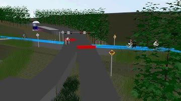 HAWK Signal in VISSIM