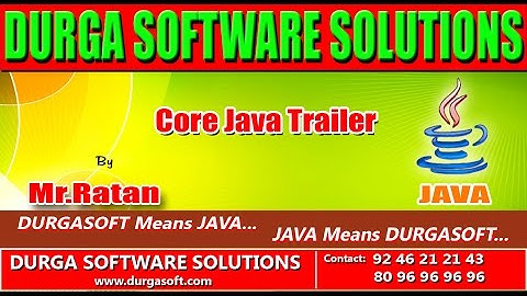 Corejava Trailer by Ratan