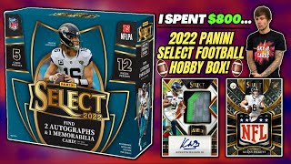 *I PAID $800 FOR THIS 2022 SELECT FOOTBALL HOBBY BOX... WAS IT WORTH IT?!