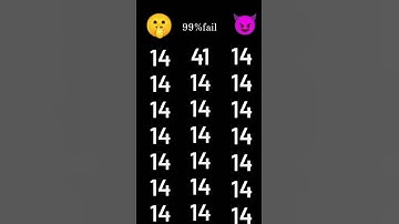 Find the Number 41 (Puzzle) #shorts 🕵️