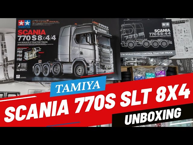 Camion RC Tamiya Scania 770 S V8 Tracteur Lourd 8x4/4 1/14