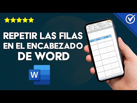 Cómo Repetir las Mismas Filas de Título en el Encabezado de las Tablas en Word