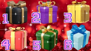 6 caixas de presente 🎁 Escolha seu Presente 🎁 Choose Your Gift 🎁 Elige Tu Regalo 🎁
