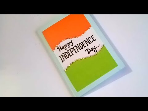 How To Make Greeting Card Idea For Independence Day Diy Republic