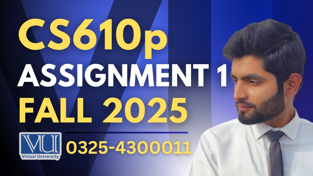 🔴CS610p assignment 1 solution 2025 | CS610p assignment 1 solution fall 2025