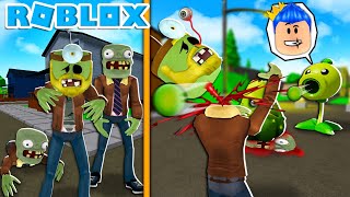 KITA JADI PLANTS!! BEGINI CARA MENGALAHKAN ZOMBIE PAK UNAT!!! ROBLOX PLANTS VS ZOMBIE