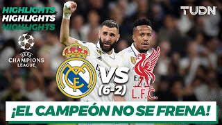 HIGHLIGHTS | Real Madrid (6) VS (2) Liverpool | Champions League 2022/23  8vos | TUDN
