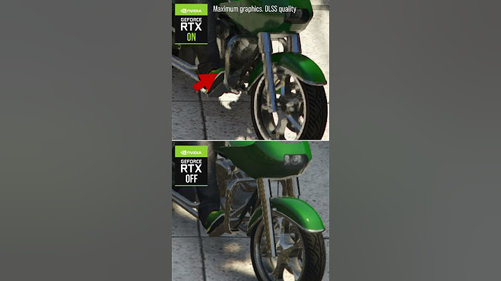 GTA V RTX ON vs. OFF