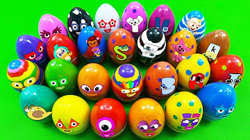 Rainbows EGGS 🌈 Looking Numberblocks, Alphablocks, Alphabet Lore with Rainbow SLIME Coloring! ASMR