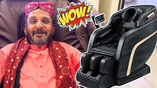 Tribal People Discovering Massage Chair Will Make You Grin