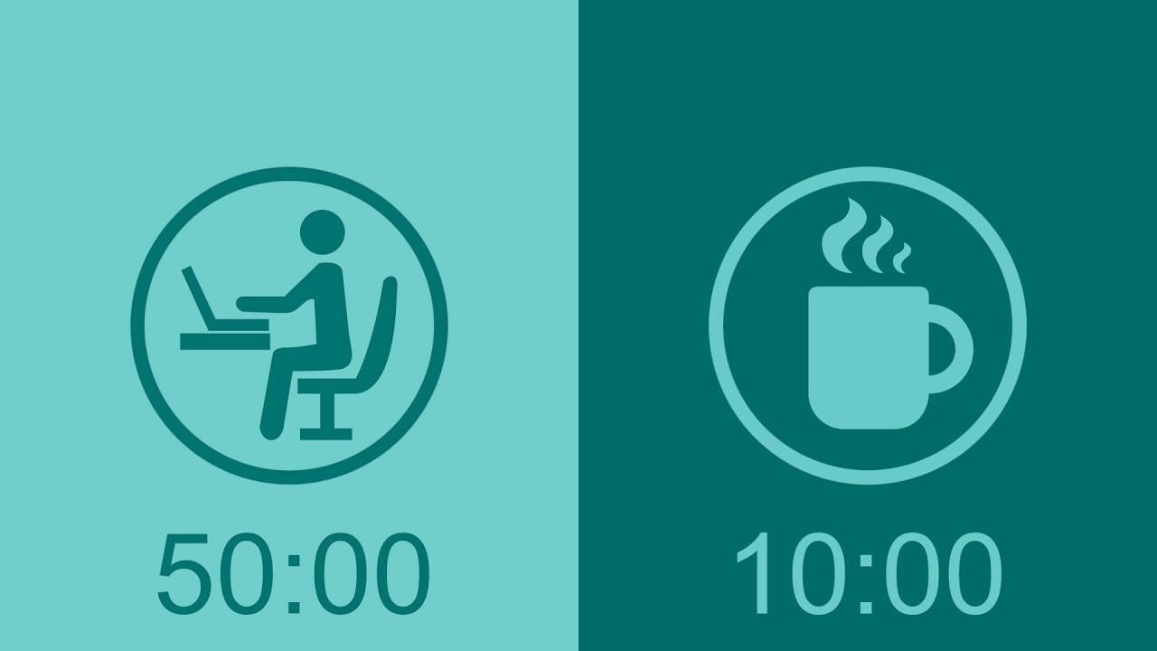 Work With Me: 7 Hr Pomodoro Timer 50/10 🚀 Deep Focus Study Noise for ...