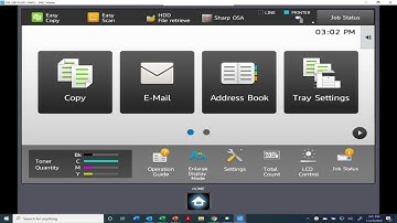 Sharp MFP meter reading