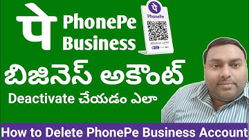 How to Delete Phonepe Business Account in Telugu ! How to Close Phonepe Business Account