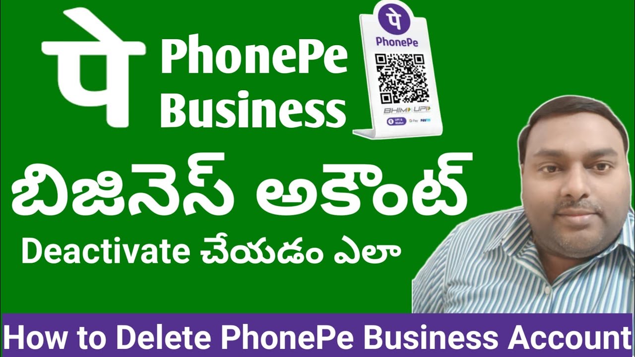 how-to-delete-phonepe-business-account-in-telugu-how-to-close-phonepe
