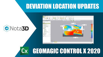 Deviation Location Update in Geomagic Control X