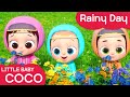 [리틀베이비 코코] 🌧️Rainy day☔️ | 온가족 동요 | 같이 불러요🎶 | 우비 | 빗방울💧 | 노래해요🎵 | 개구리🐸 | 무지개🌈 | 영어🎶 | LittlebabyCoCo