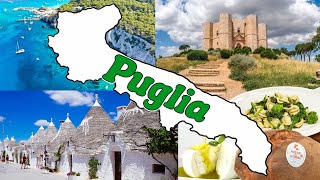 🏰🍞 La PUGLIA - Le Regioni d'Italia ( Geografia) 📚🌍