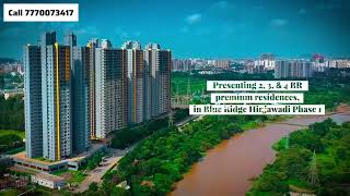 148 Acre Blue Ridge Hinjewadi Township, Latest Launch Elegant 2 & 3 BHK stunning Apartments for Sale