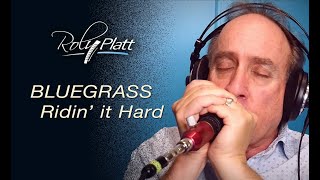 Video thumbnail of "Fast Bluegrass Harmonica - Roly Platt"