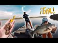 Nos ALCANZÓ la TORMENTA 🎣🌩[Pescando 𝗕𝗟𝗔𝗖𝗞 𝗕𝗔𝗦𝗦 en PRE-FREZA] #17