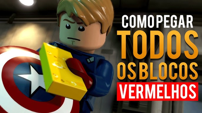 Lego Marvel Super Heroes - Tijolo Vermelho X10 