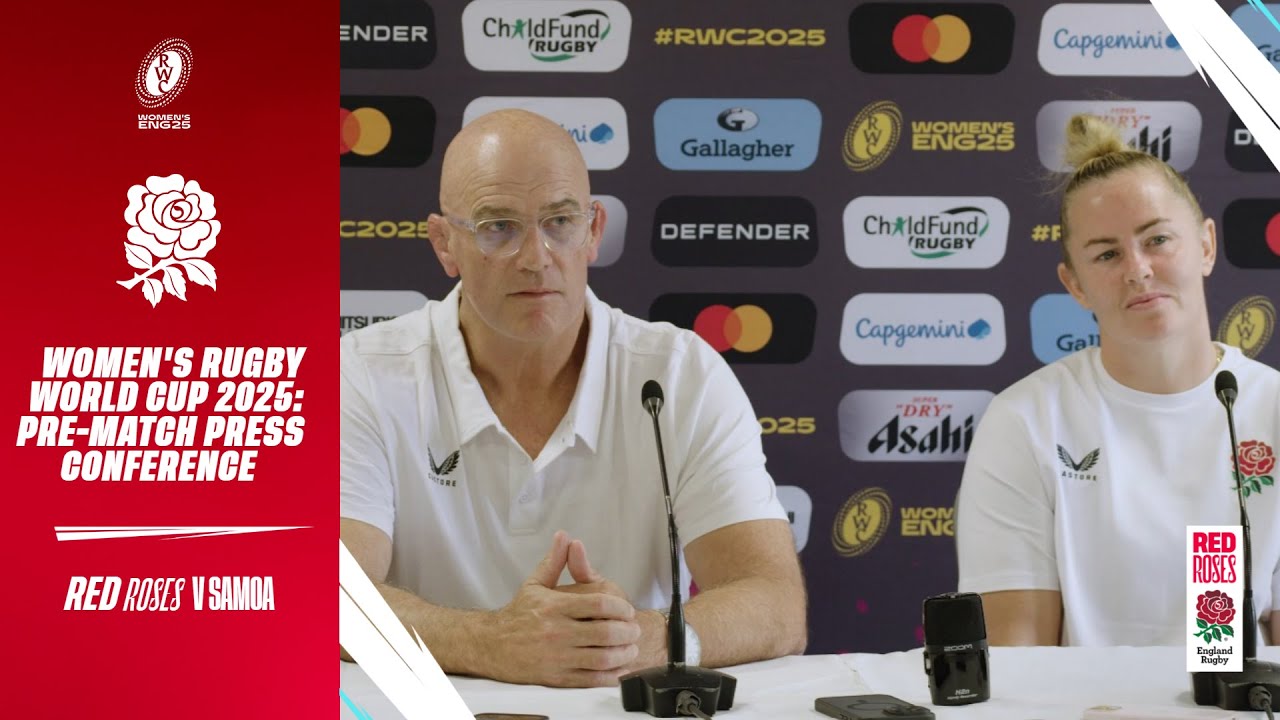 Gkt Rugby John Mitchell & Marlie Packer pre-Samoa press conference | Women's ...