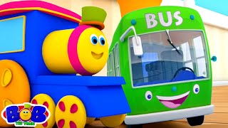 Боб Поезд - Колеса на автобусе + более русский потешки для детей