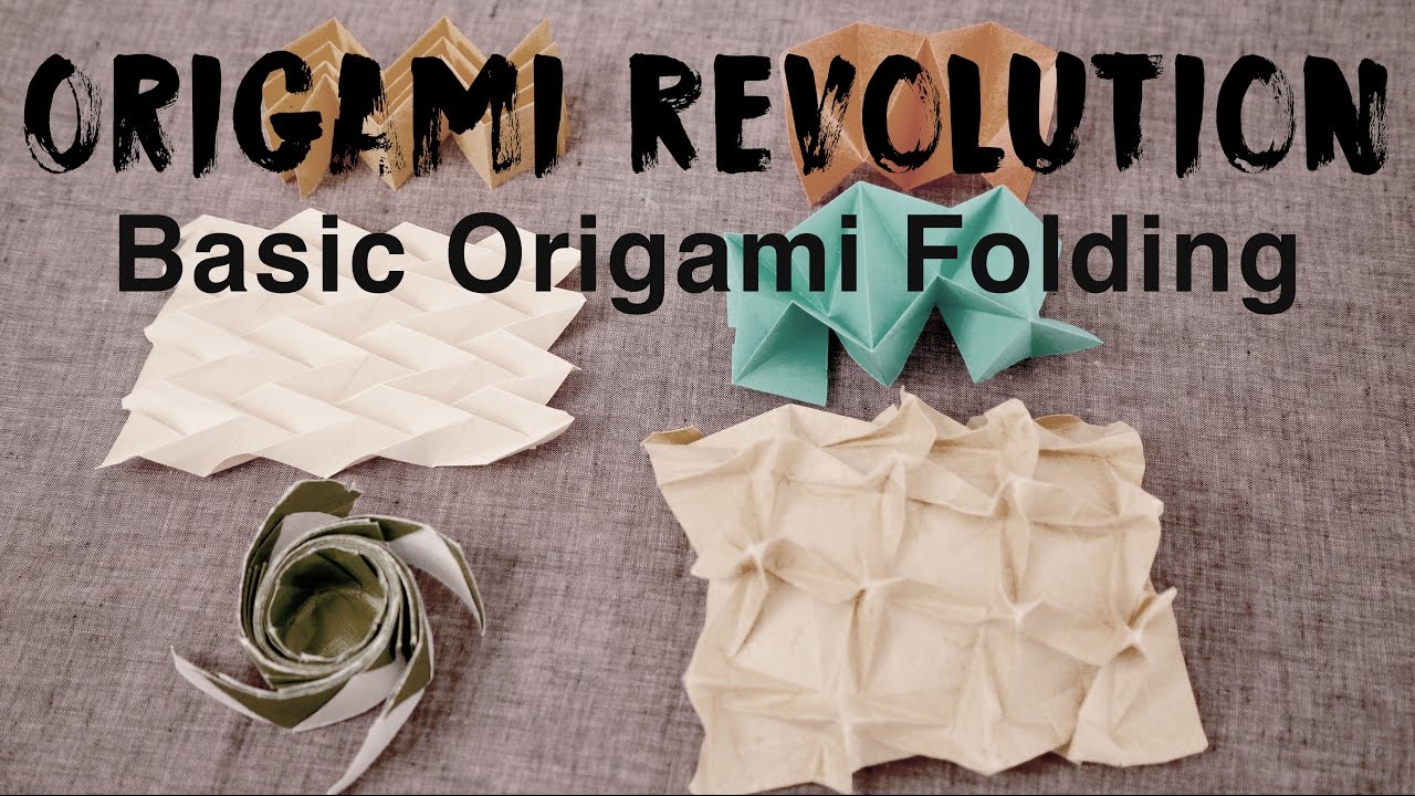 Origami Revolution Basic Origami Folding YouTube