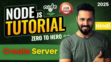 Node JS Tutorial in Hindi #7 | Create Server in Node.js
