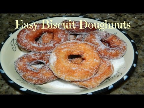 How to Make Easy Doughnuts with Pillsbury Biscuit Dough Recipe